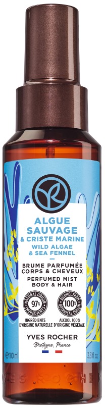 YVES ROCHER Parfémovaný sprej na telo a vlasy Morská riasa & motar prímorský 100 ml