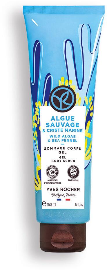 YVES ROCHER Gélový telový peeling Morská riasa & motar prímorský 150 ml
