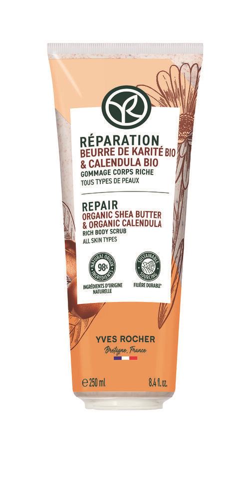 YVES ROCHER Vyživujúci telový peeling 250 ml