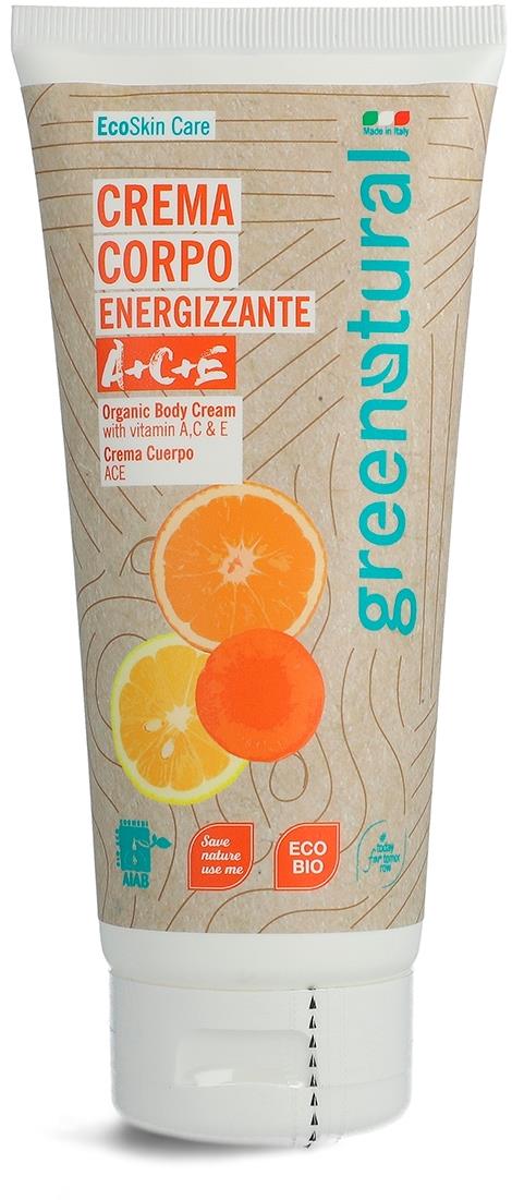 GREENATURAL Povzbudzujúci telový krém s vitamínmi ACE Bio 200 ml