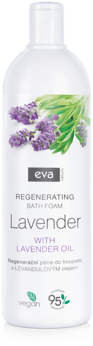 EVA NATURA Regeneračná pena do kúpeľa s levanduľovým olejom 750 ml