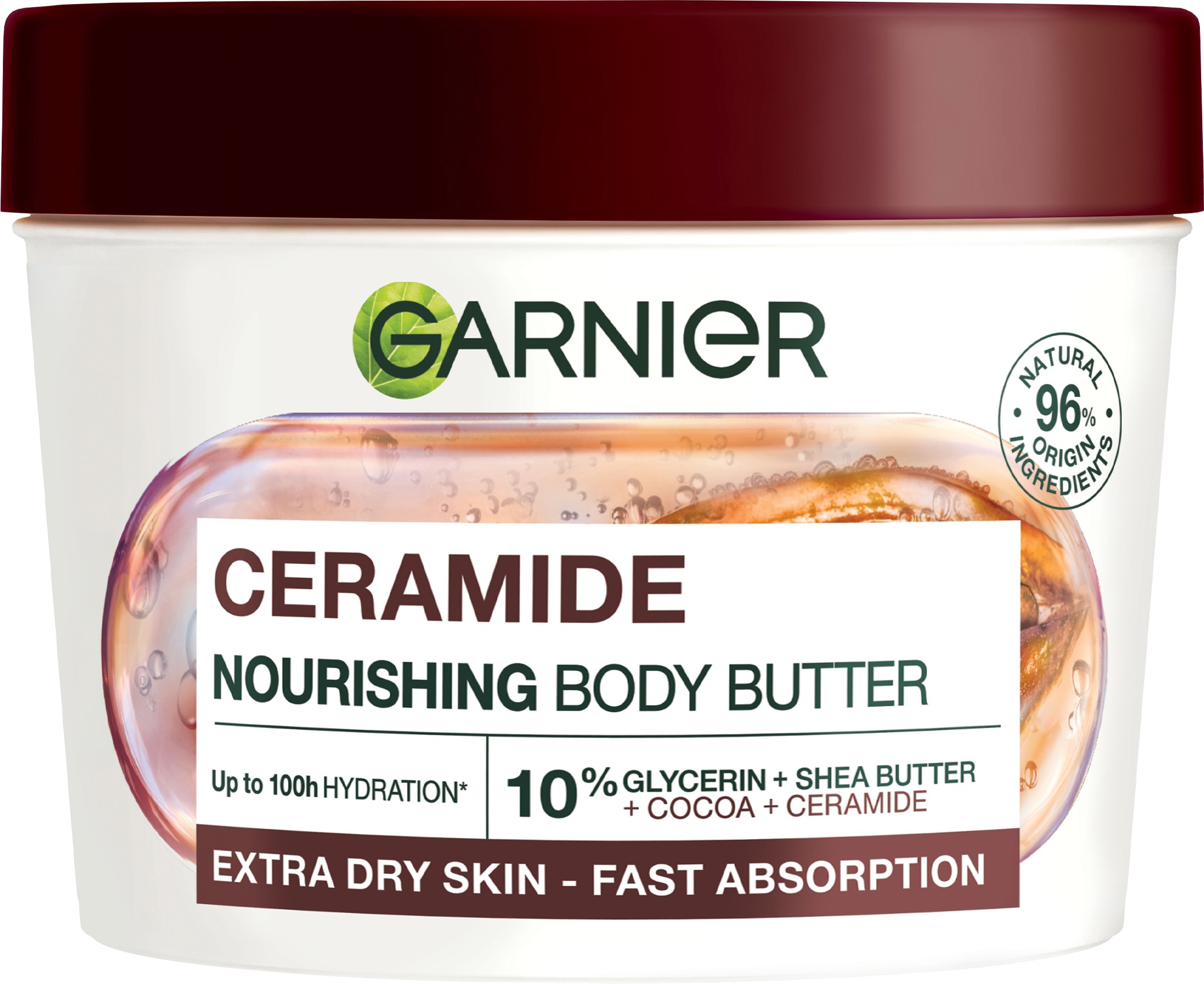 GARNIER Body Superfood telové maslo s kakaom, 380 ml