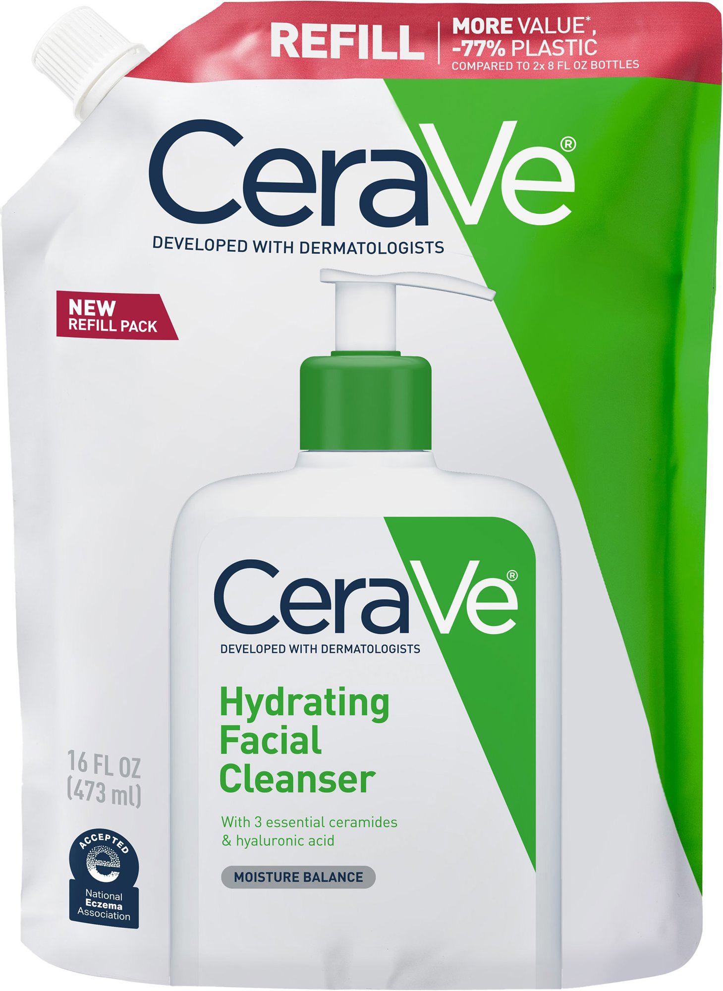 CERAVE Hydratačný čistiaci gél náhradná náplň 473 ml