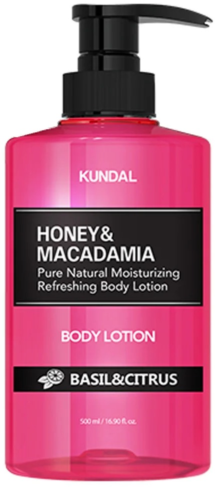 KUNDAL Honey & Macadamia Body Lotion Basil & Citrus 500 ml