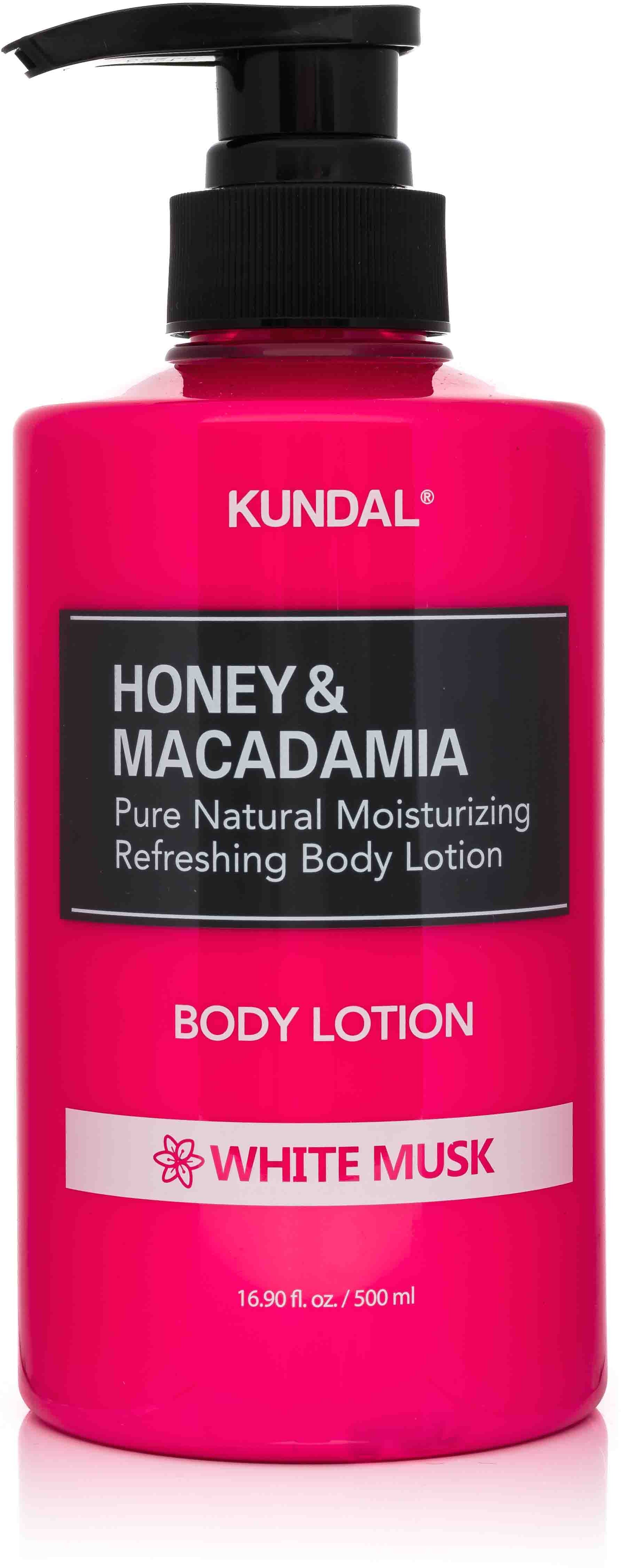 KUNDAL Honey & Macadamia Body Lotion White Musk 500 ml