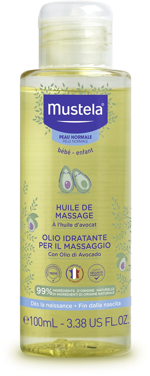 MUSTELA Masážny olej s organicky pestovaným avokádom 100 ml