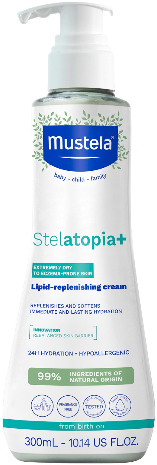 MUSTELA Stelatopia+ Upokojujúci a obnovujúci krém BIO 300 ml