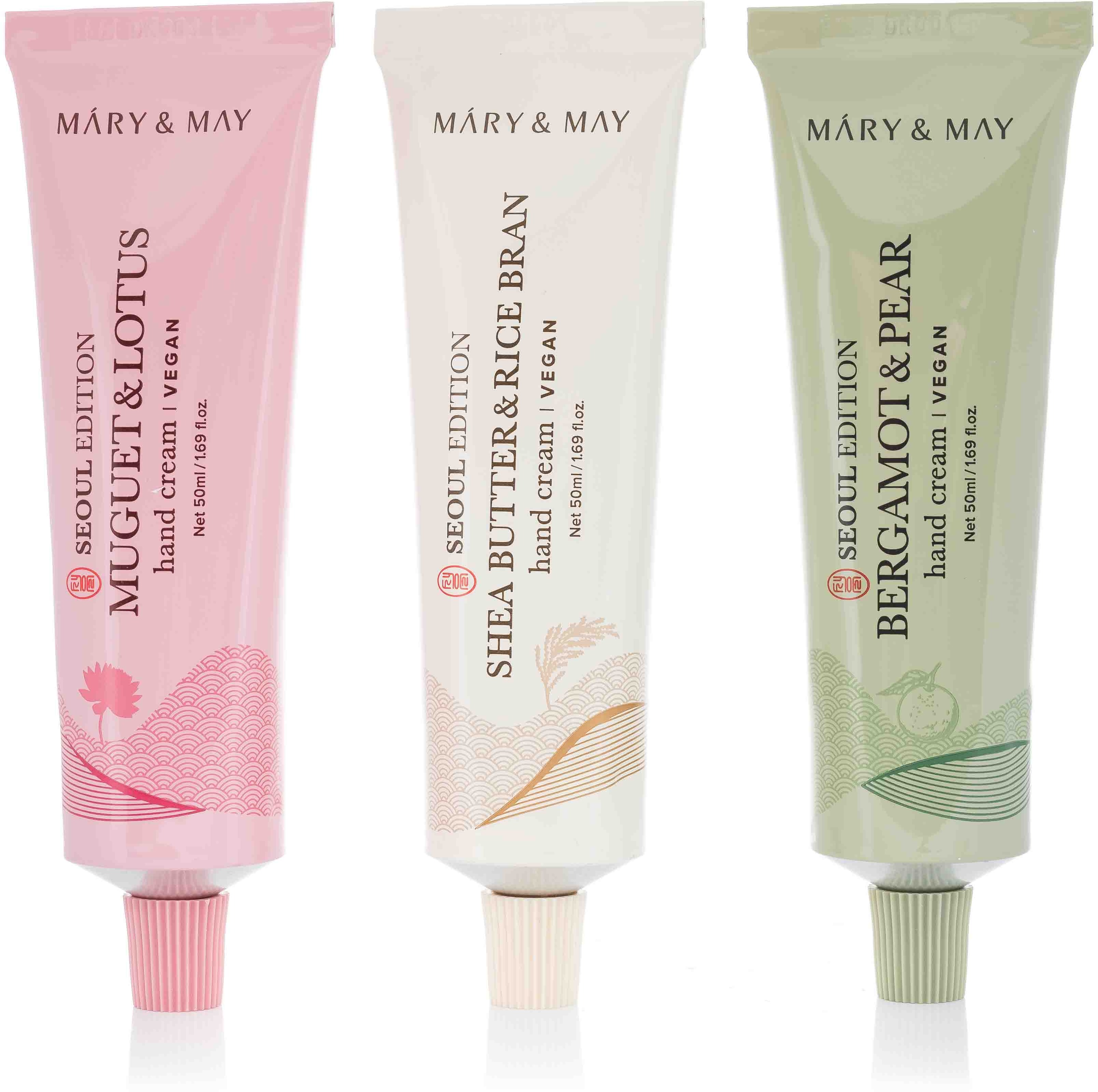 MARY & MAY Seoul Edition Hand Cream Trio Sada 3× 50 ml