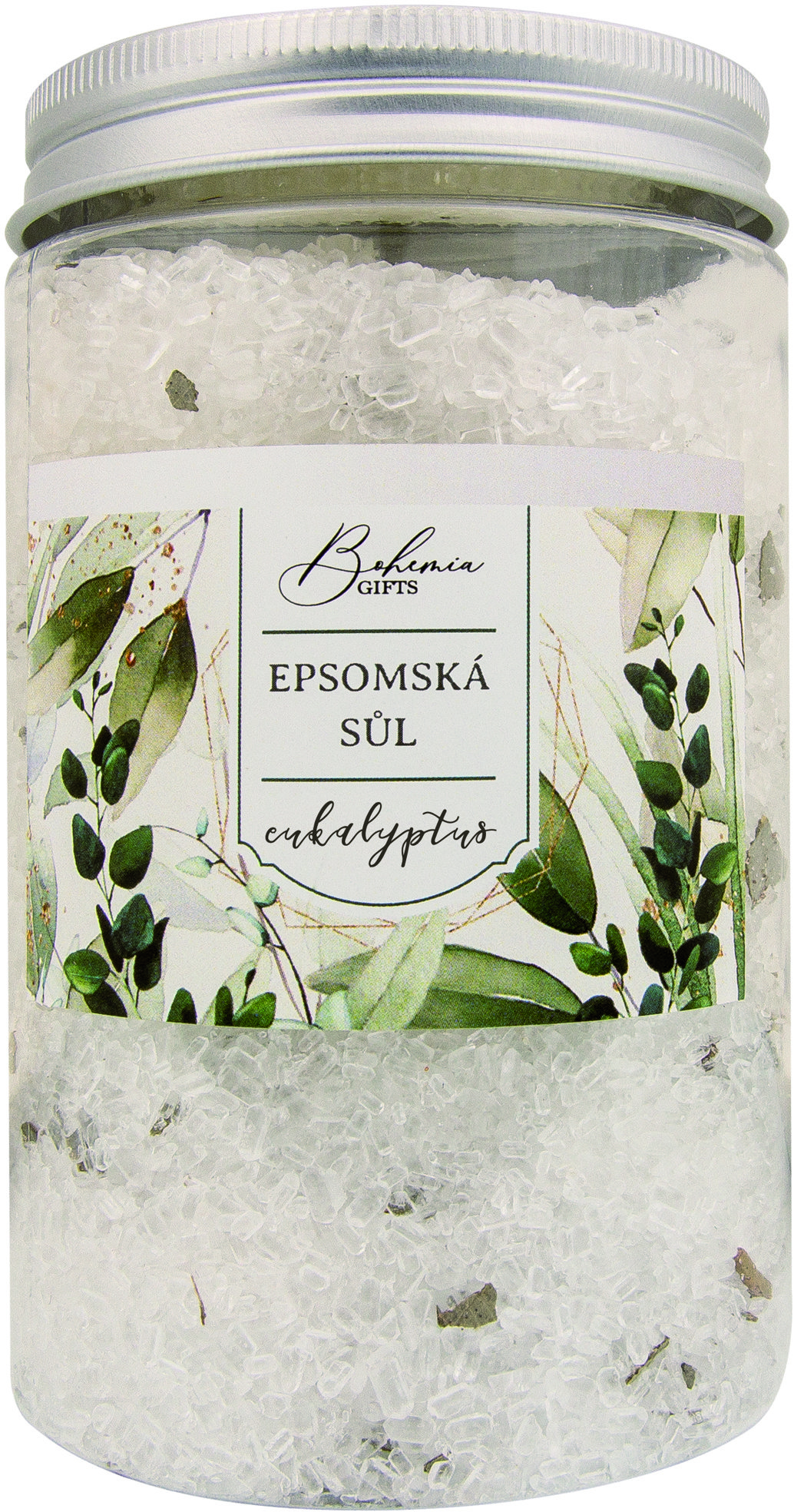 BOHEMIA GIFTS Epsomská soľ – eukalyptus 400 g