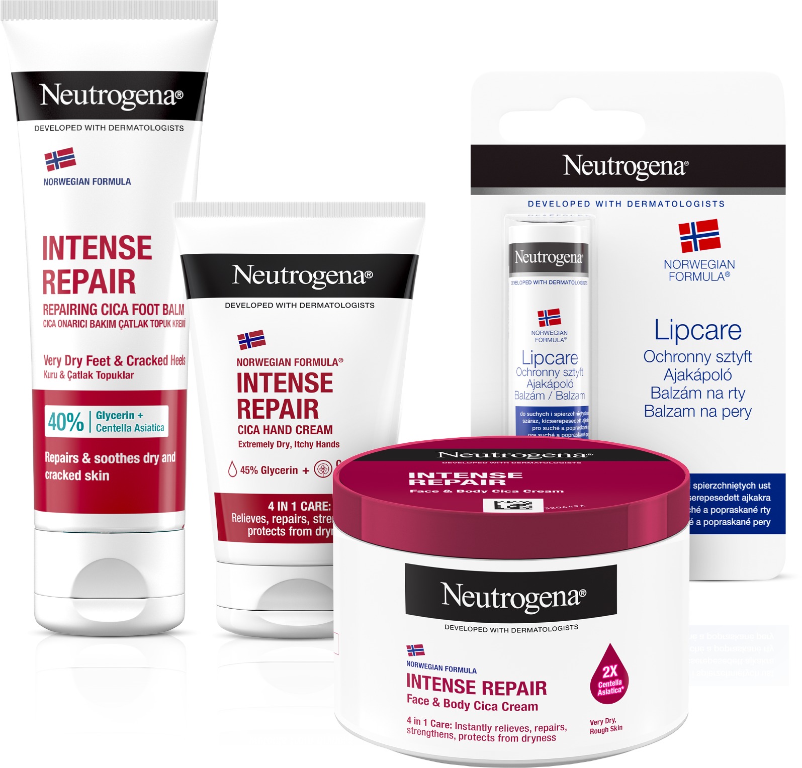 NEUTROGENA Intenzívne regeneračná súprava 500 ml