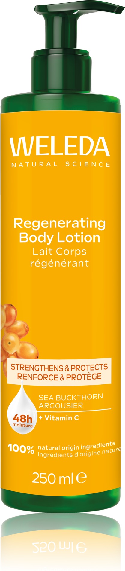 WELEDA Rakytníkové regeneračné telové mlieko 250 ml