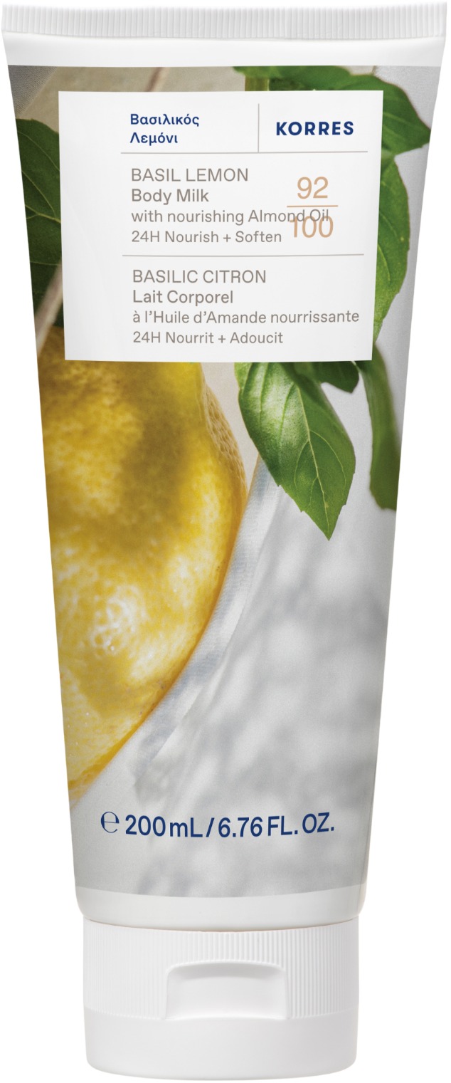 KORRES Basil Lemon Body Smoothing Milk 200 ml
