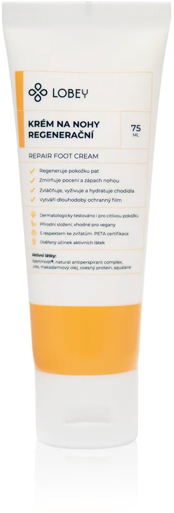 LOBEY Krém na nohy regeneračný 75 ml