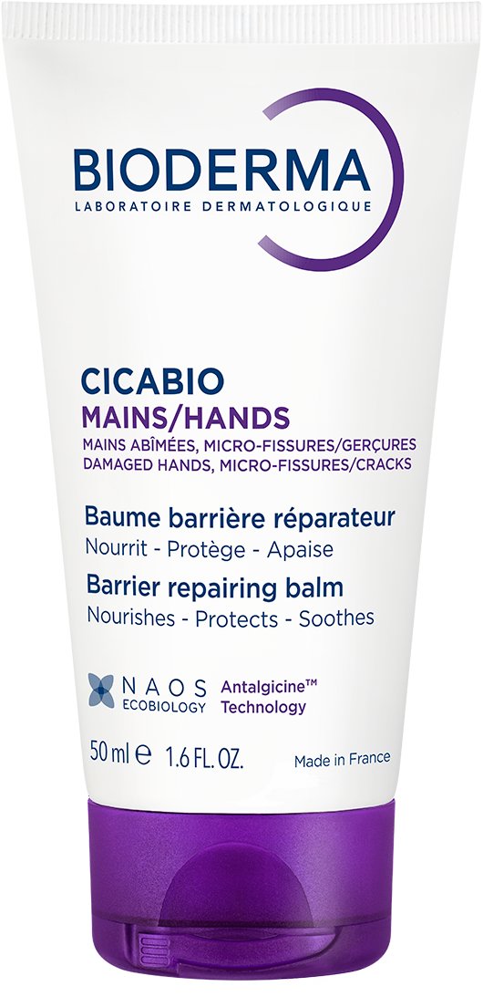 BIODERMA Cicabio Obnovujúci balzam na popraskané a suché ruky 50 ml