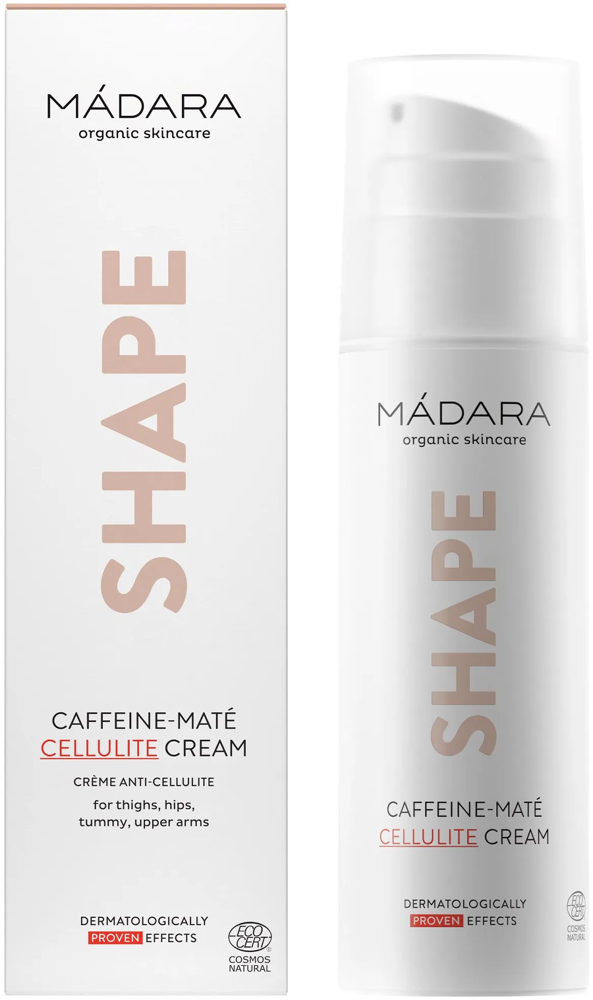 MÁDARA Shape Caffeine-Mate Krém proti celulitíde 150 ml