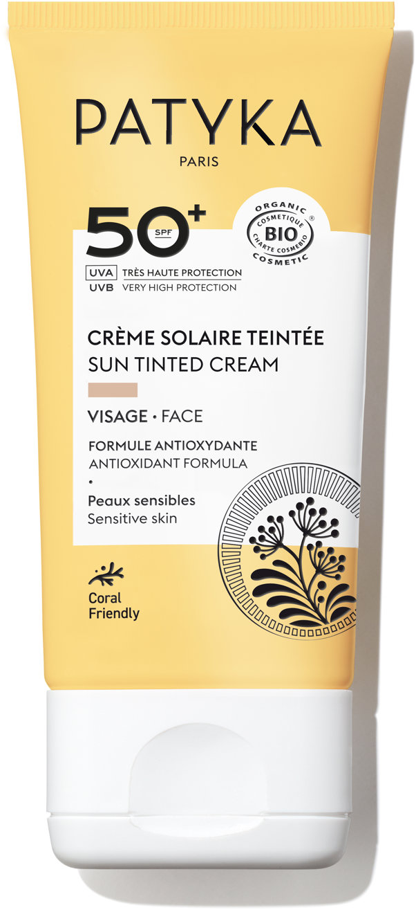 PATYKA Tinted Face Dun Cream SPF 50+ Tónovaný opaľovací krém na tvár SPF 50+ natural 40 ml