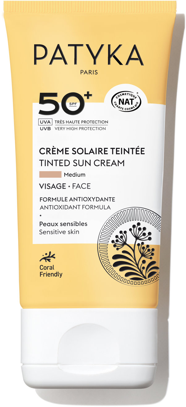 PATYKA Tinted Face Sun Cream Medium SPF 50+ Tónovaný opaľovací krém na tvár SPF 50+ médium 40 ml
