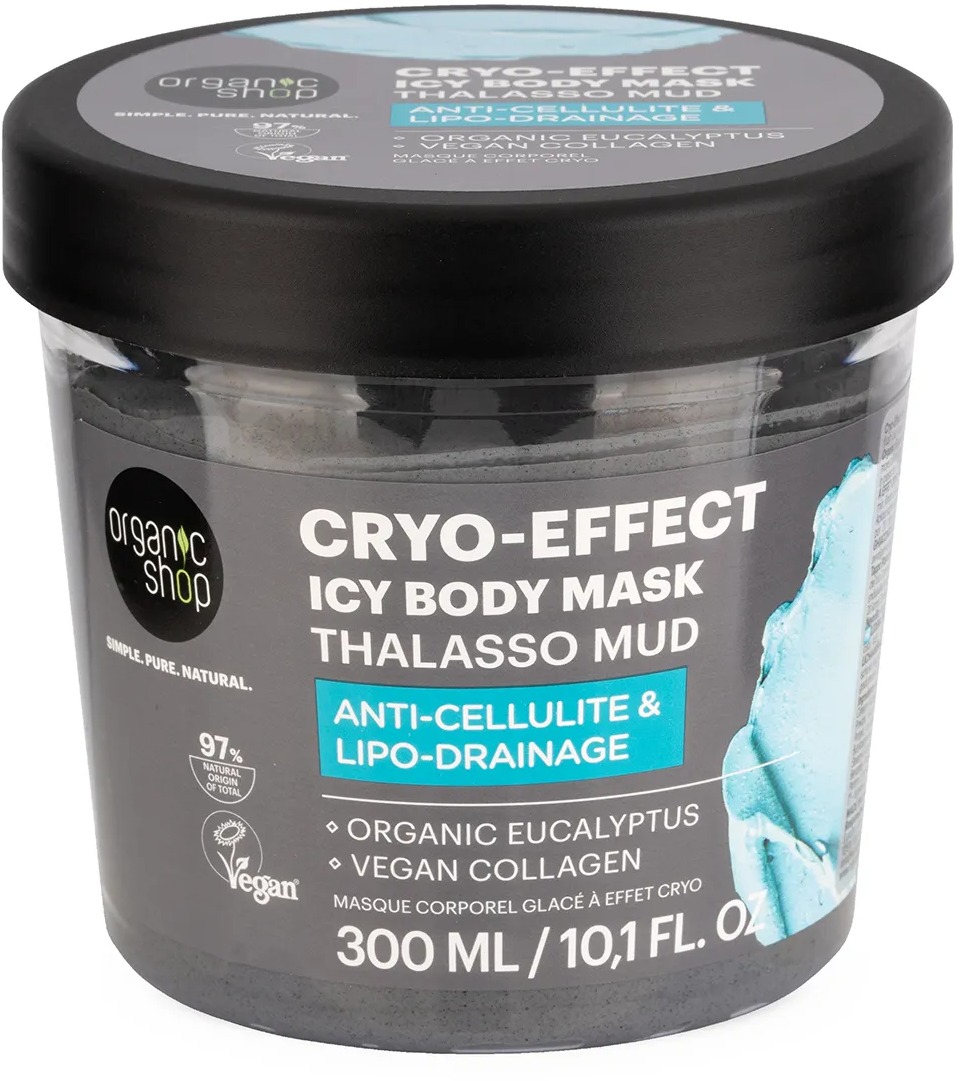 ORGANIC SHOP Thalasso Cryo-Effect bahenná chladivá telová maska 300 ml