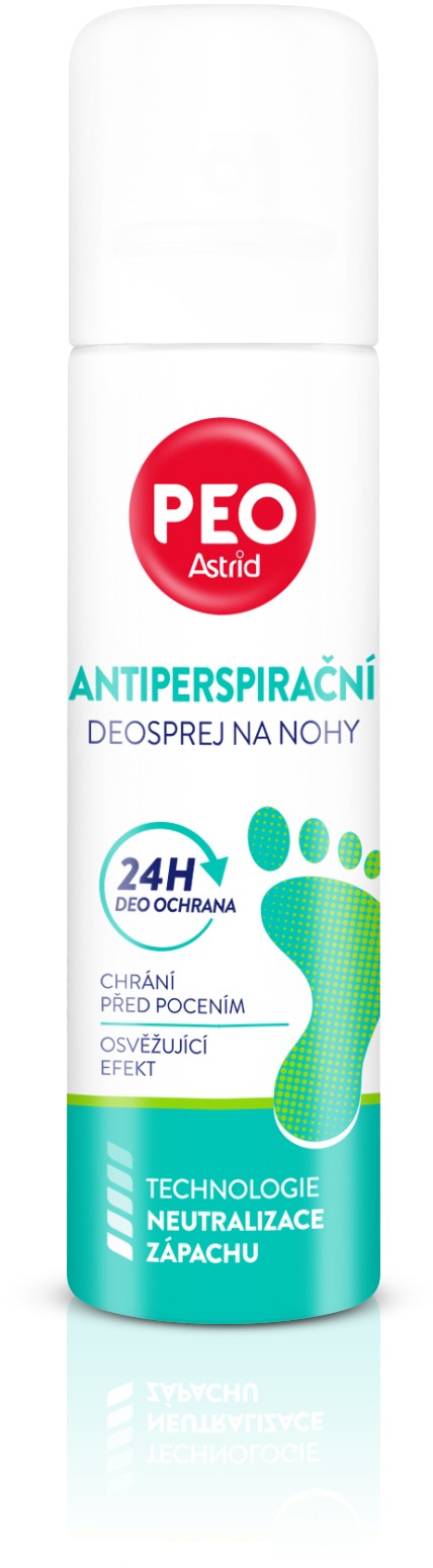 ASTRID PEO Antiperspirant deo sprej na nohy 150 ml