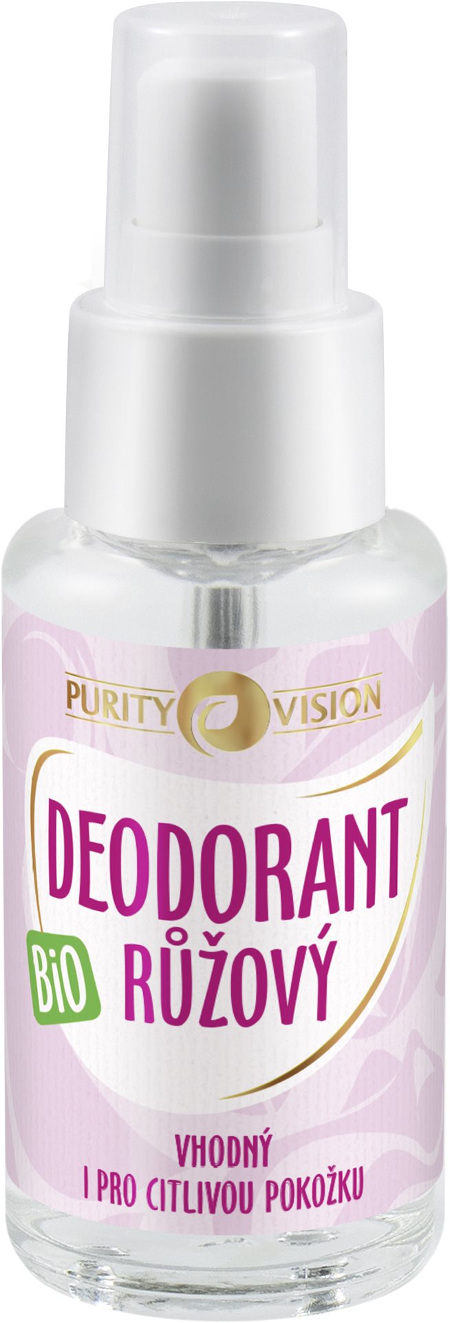 PURITY VISION Dezodorant Ružový Bio 50 ml