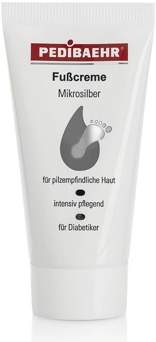 Pedibaehr Krém na nohy s mikrostriebrom 30 ml