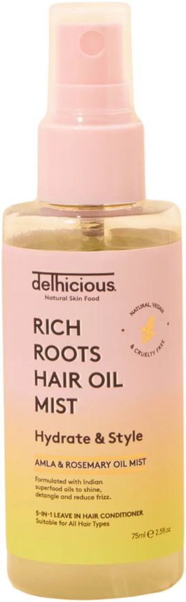 Delhicious Rich Roots 5 v 1 Hair Oil Mist – Leave In Conditioner 75 ml