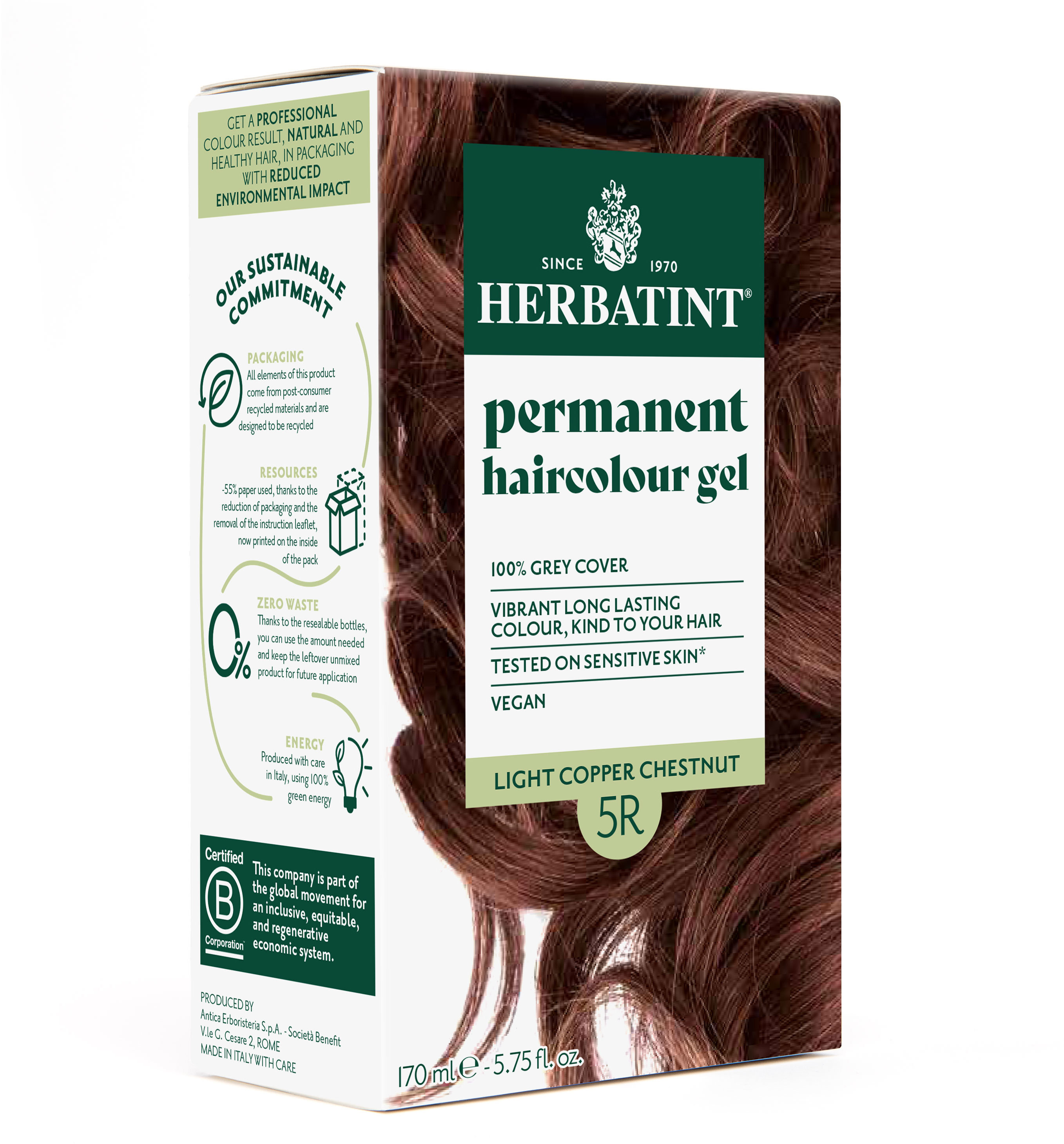 HERBATINT 5R svetlo medený gaštan 170 ml