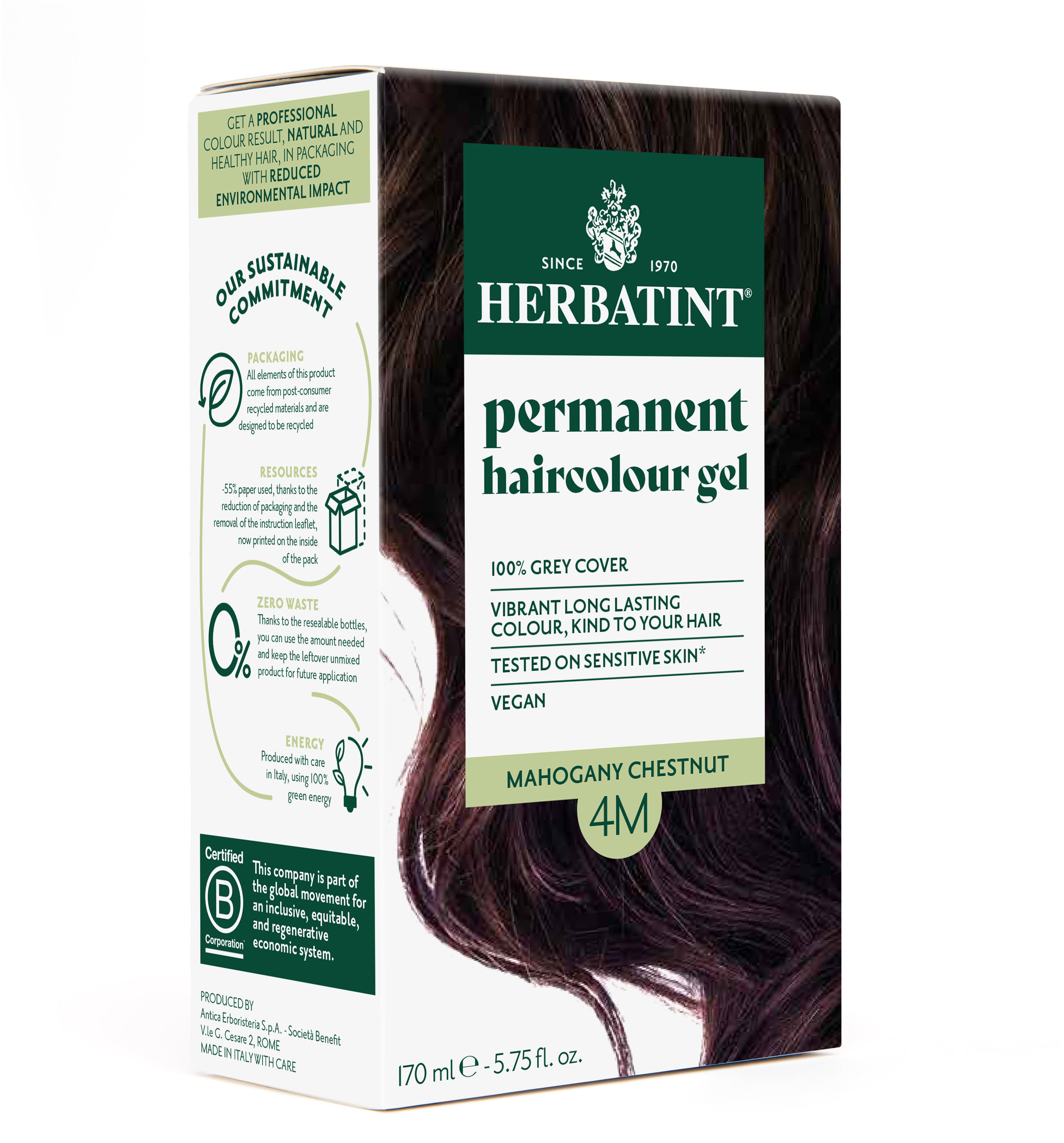 HERBATINT 4M mahagónový gaštan 170 ml