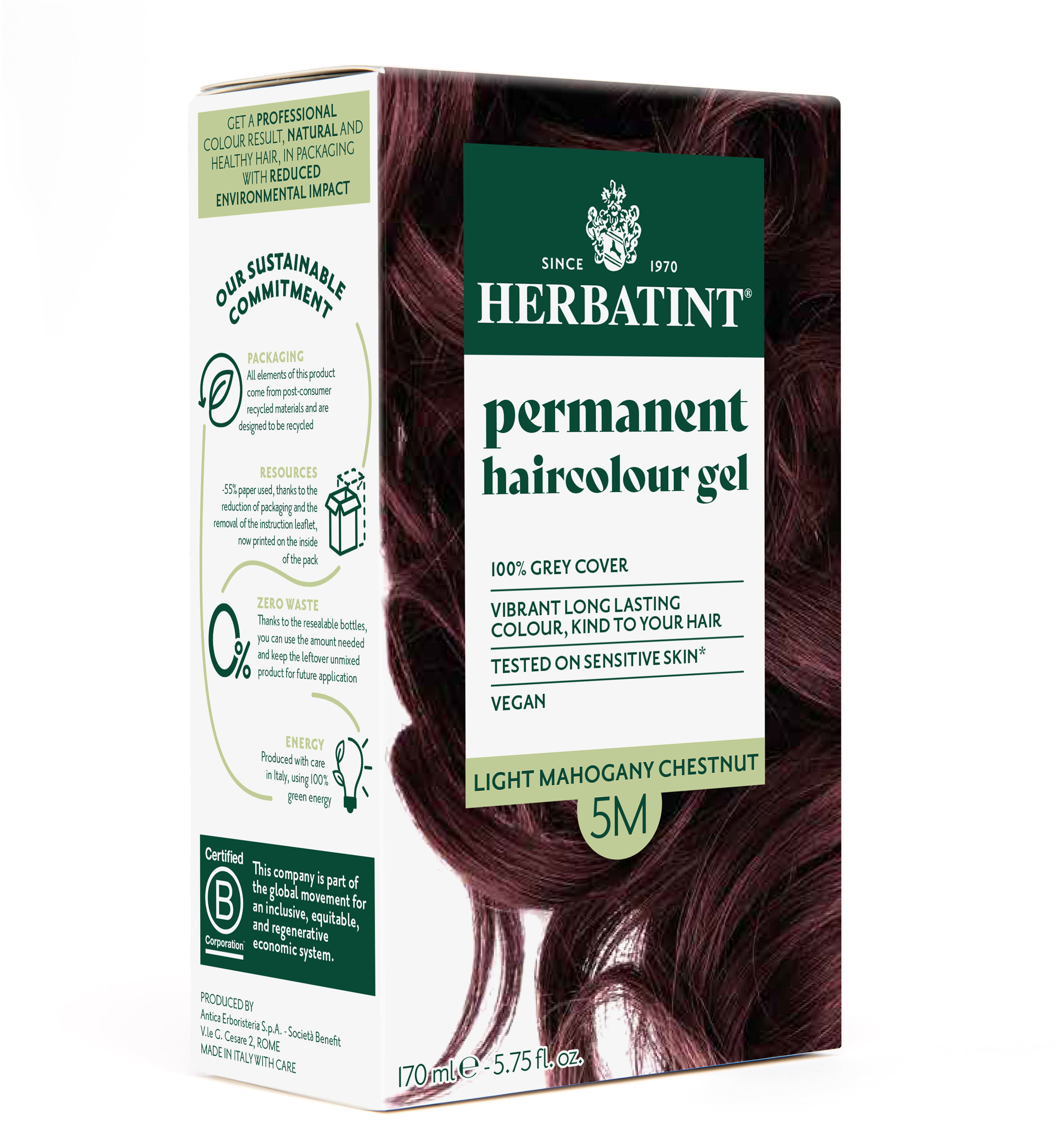 HERBATINT 5M svetlo mahagónový gaštan 170 ml