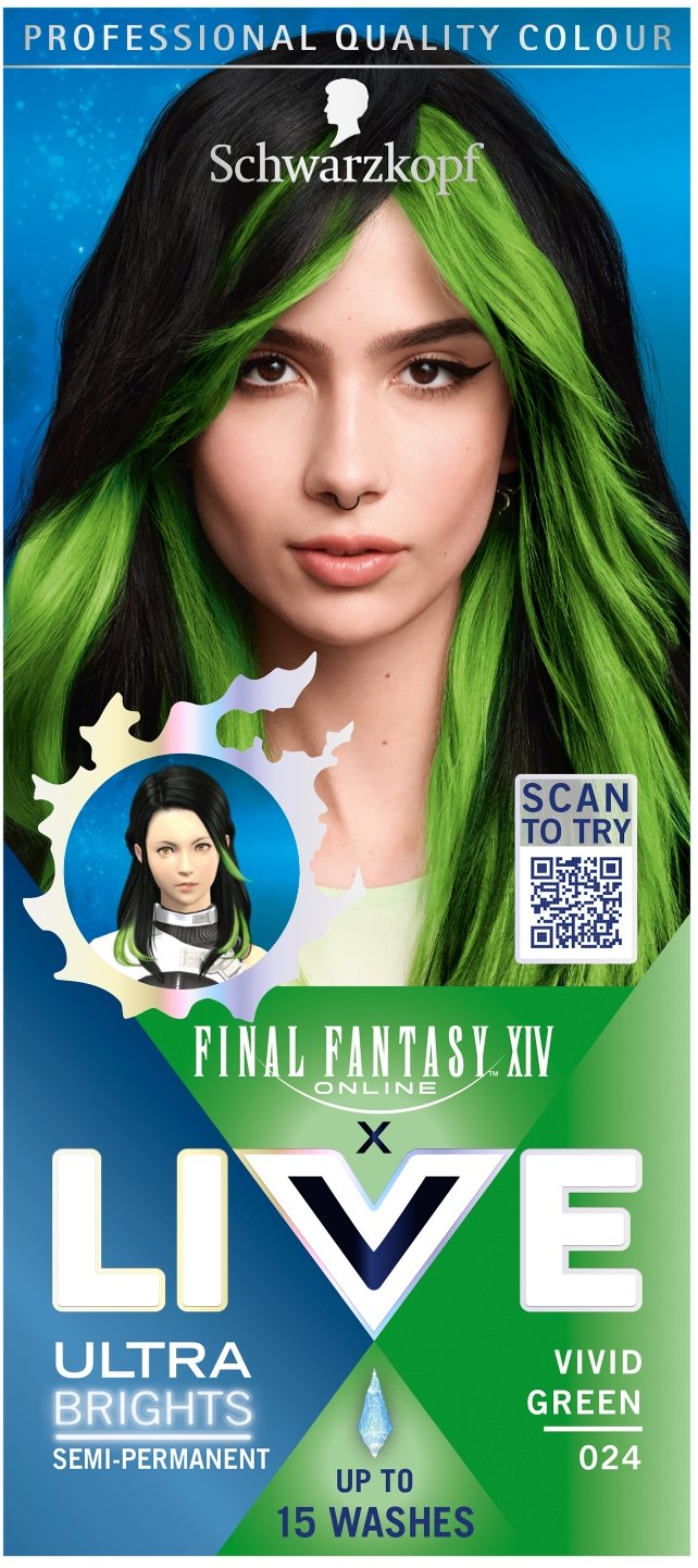 SCHWARZKOPF LIVE Ultra Brights 024 Žiarivá zelená 50 ml