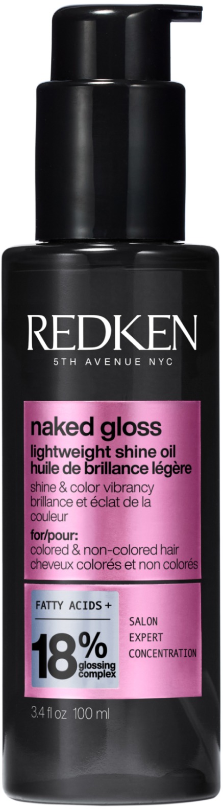 REDKEN Naked Gloss ľahký olej 100 ml