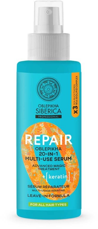 NATURA SIBERICA Multifunkčné sérum na vlasy s keratínom 200 ml