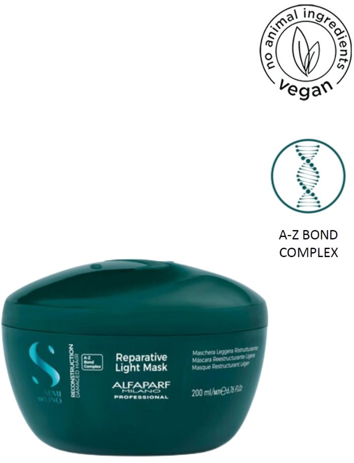 ALFAPARF MILANO Semi Di Lino Reconstruction Reparative Light Mask 200 ml