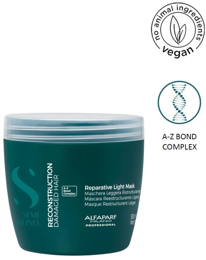 ALFAPARF MILANO Semi Di Lino Reconstruction Reparative Light Mask 500 ml