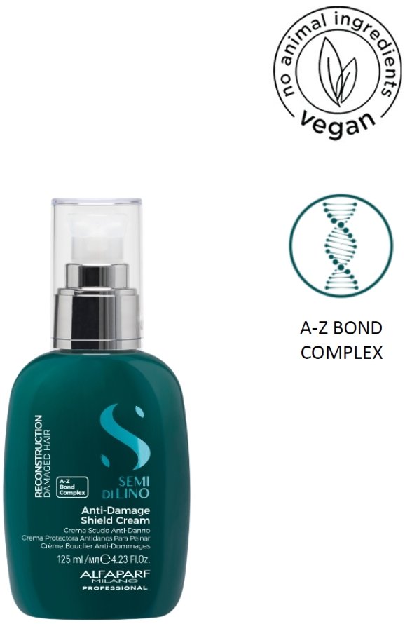 ALFAPARF MILANO Semi Di Lino Reconstruction Reparative Anti Damage Shield Cream 125 ml