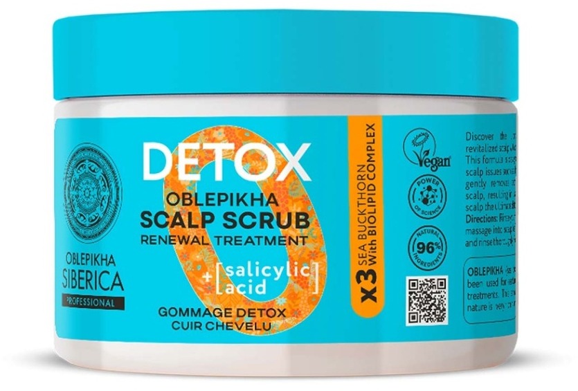 NATURA SIBERICA Detoxikačný peeling ne vlasovú pokožku 300 ml