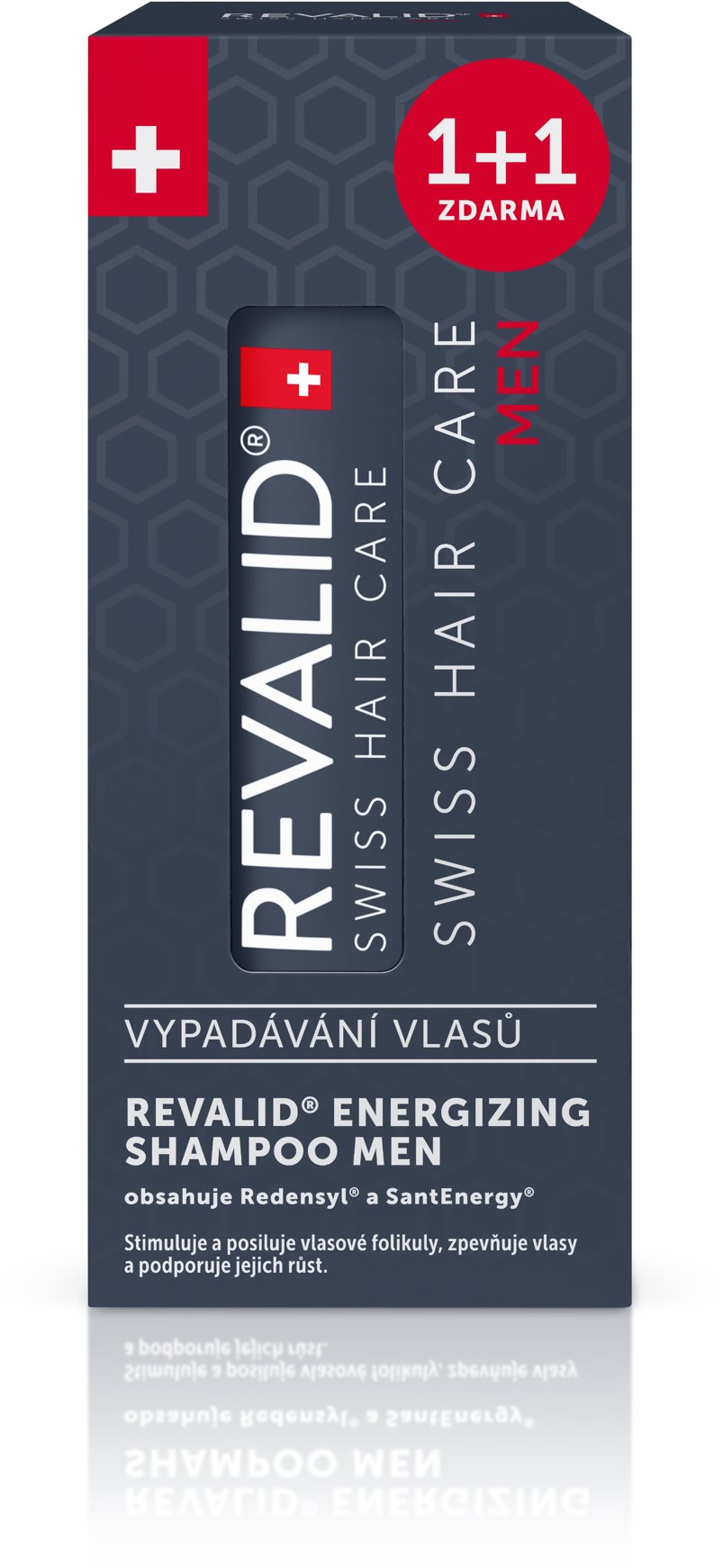 REVALID Men Energizing Shampoo 400 ml 1 + 1 zadarmo