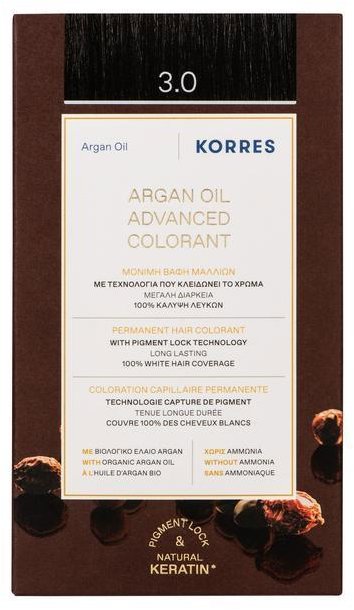 KORRES Argan Oil Advanced Colorant 3.0 Dark Brown