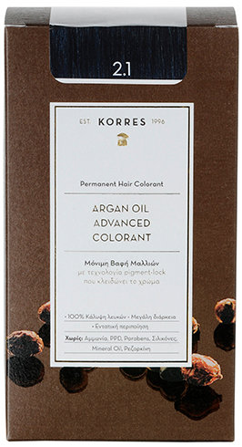 KORRES Argan Oil Advanced Colorant 2.1 Blue Black