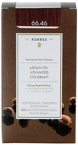 KORRES Argan Oil Advanced Colorant 66.46 Intense Burgundy Red