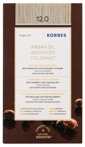 KORRES Argan Oil Advanced Colorant 12.0 Special Blonde