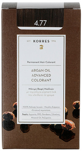 KORRES Argan Oil Advanced Colorant 4.77 Dark Chocolate
