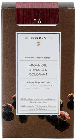 KORRES Argan Oil Advanced Colorant 5.6 Red Light Brown