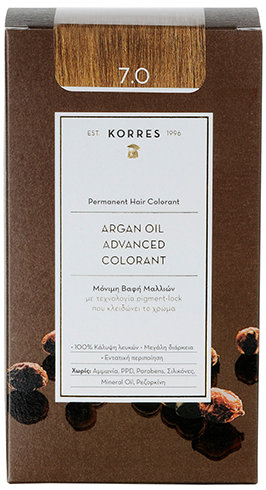 KORRES Argan Oil Advanced Colorant 7.0 Blonde