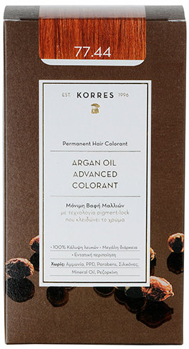 KORRES Argan Oil Advanced Color 77.44 Intense Copper Blonde