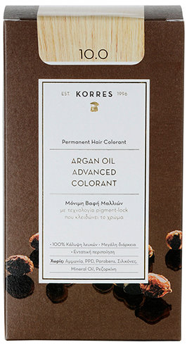 KORRES Argan Oil Advanced Colorant 10.00 Platinum Blonde