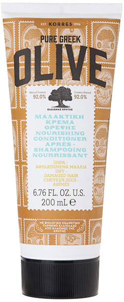 KORRES Pure Greek Olive Nourishing Conditioner for Dry – Damaged Hair 200 ml