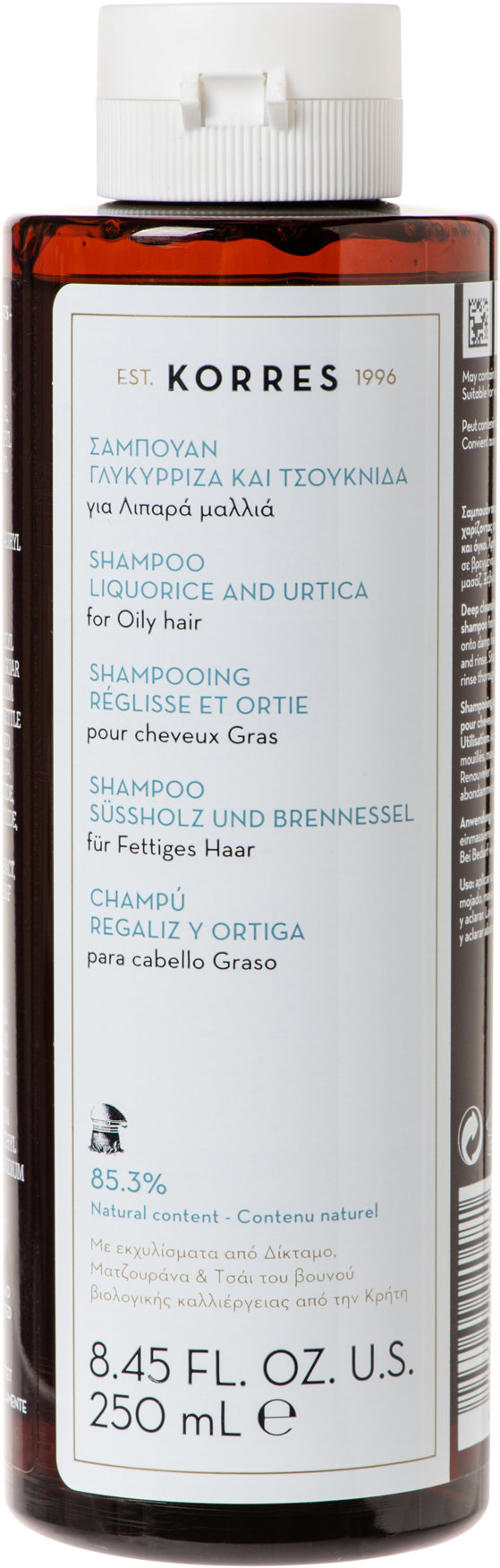 KORRES Liquorice & Urtica Shampoo for Oily Hair 250 ml