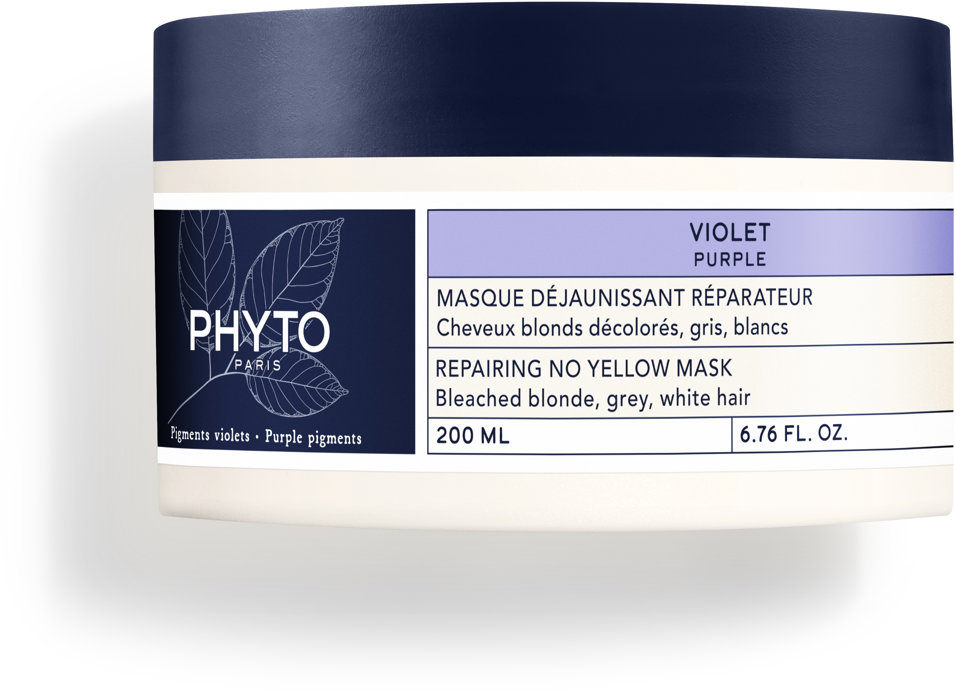 PHYTO Purple Maska na odfarbené blond, sivé a biele vlasy 200 ml