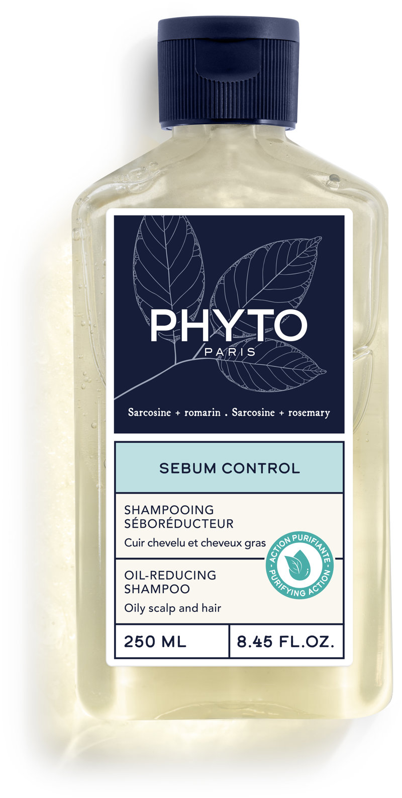 PHYTO SEbum Control Šampón na redukciu tvorby kožného mazu 250 ml